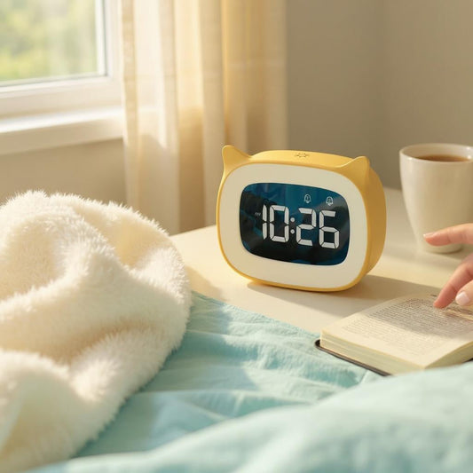 Réveil Veilleuse Chat Réveil & Vous