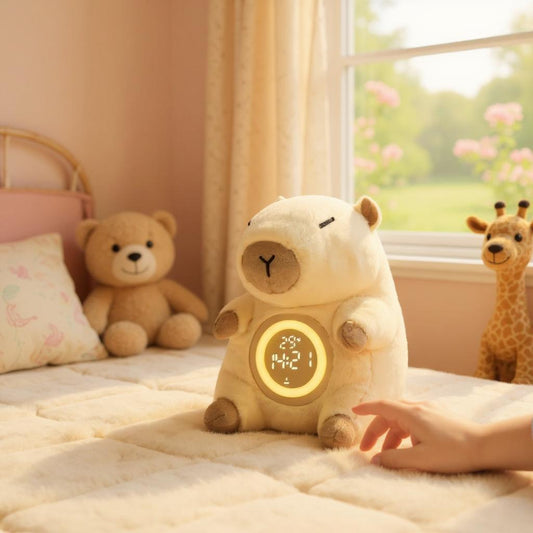 Veilleuse Peluche Quand Bébé se Réveille Réveil & Vous