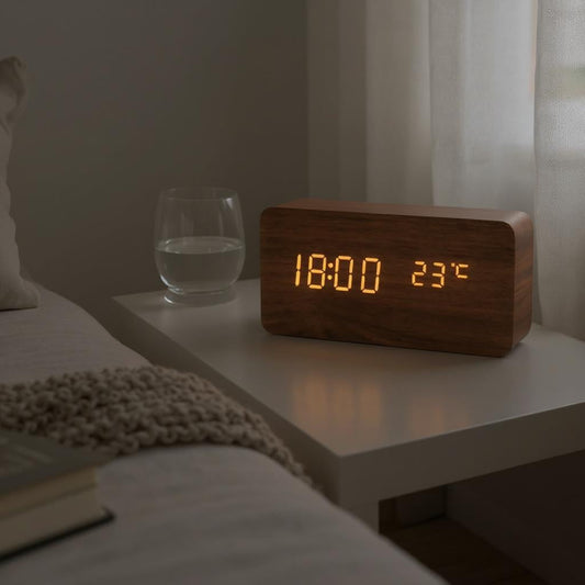 Réveil en Bois Minimaliste Réveil & Vous