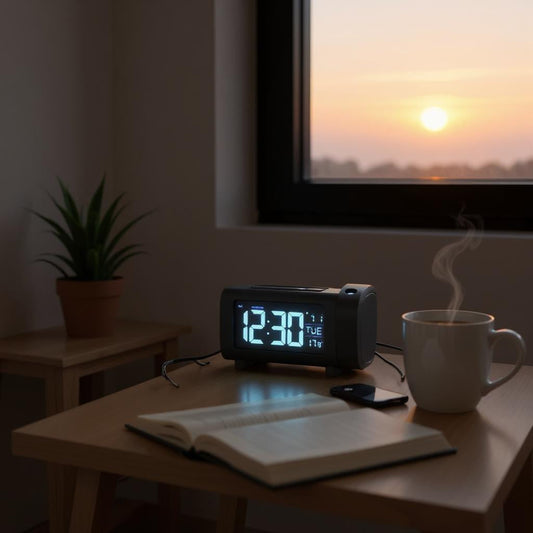 Réveil Projecteur Bleu Réveil & Vous