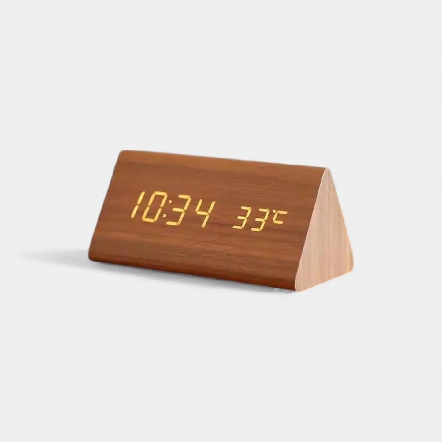 Réveil Digital en Bois - Réveil & Vous