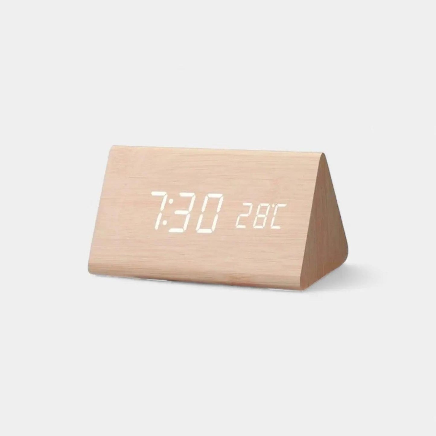 Réveil Digital en Bois - Réveil & Vous