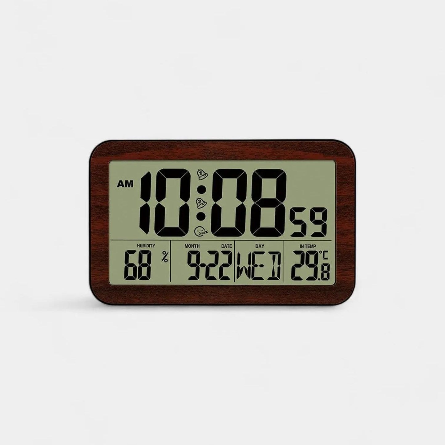 Réveil Numérique en Bois - Réveil & Vous