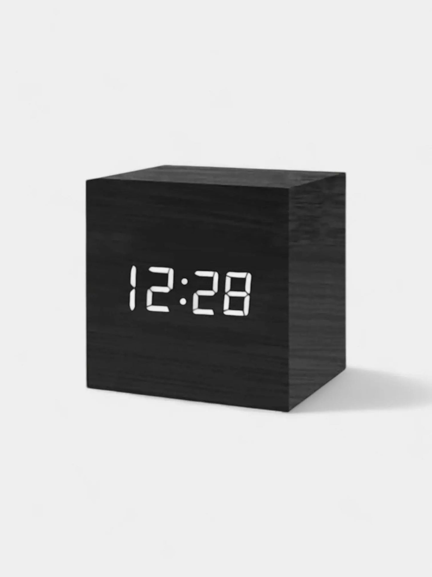 Réveil en Bois Cube - Réveil & Vous