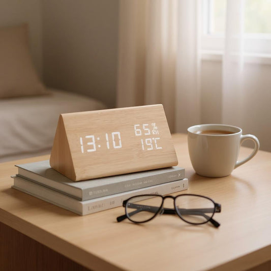 Réveil Bois Triangle Réveil & Vous