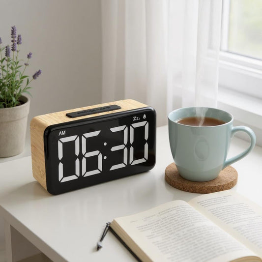 Réveil Bois LED Réveil & Vous