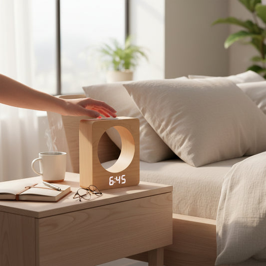 Réveil Bois Design