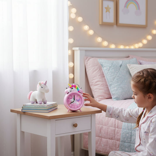 Réveil Licorne Fille