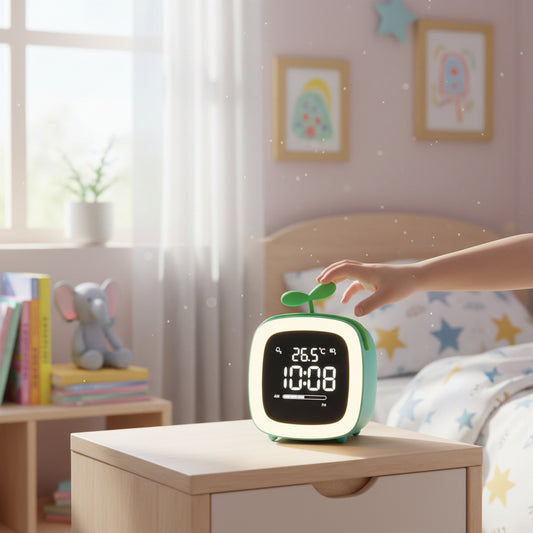 Réveil Veilleuse Enfant Plante