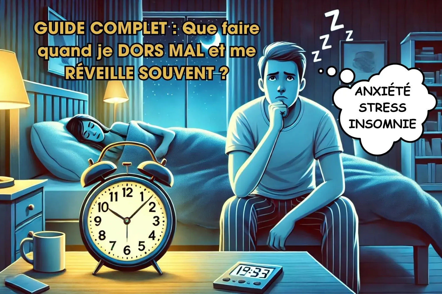 Que faire quand je dors mal et me réveille souvent ? – Réveil & Vous