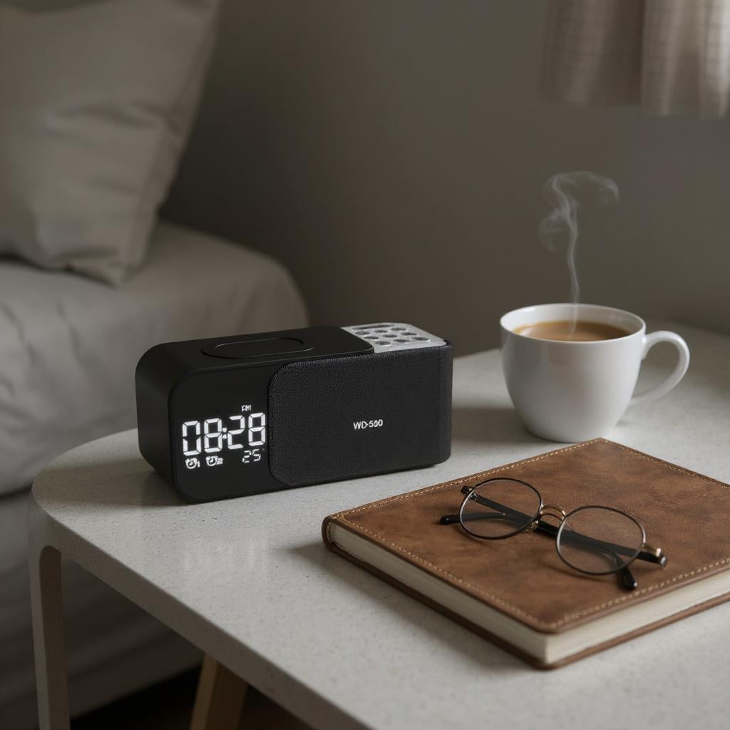 Réveil Enceinte Chargeur Induction Réveil & Vous