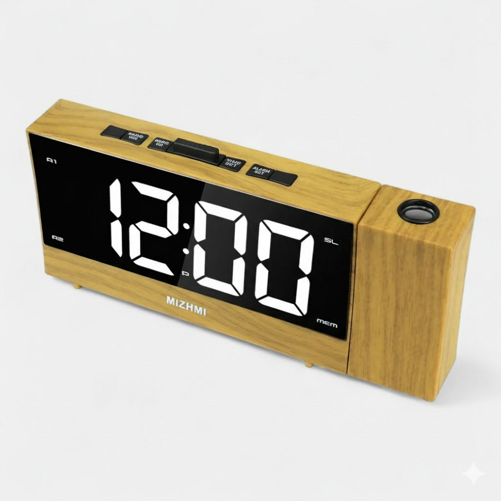 Réveil Bois Projecteur Réveil & Vous