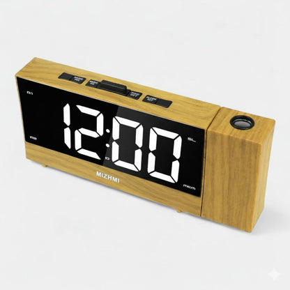 Réveil Bois Projecteur Réveil & Vous