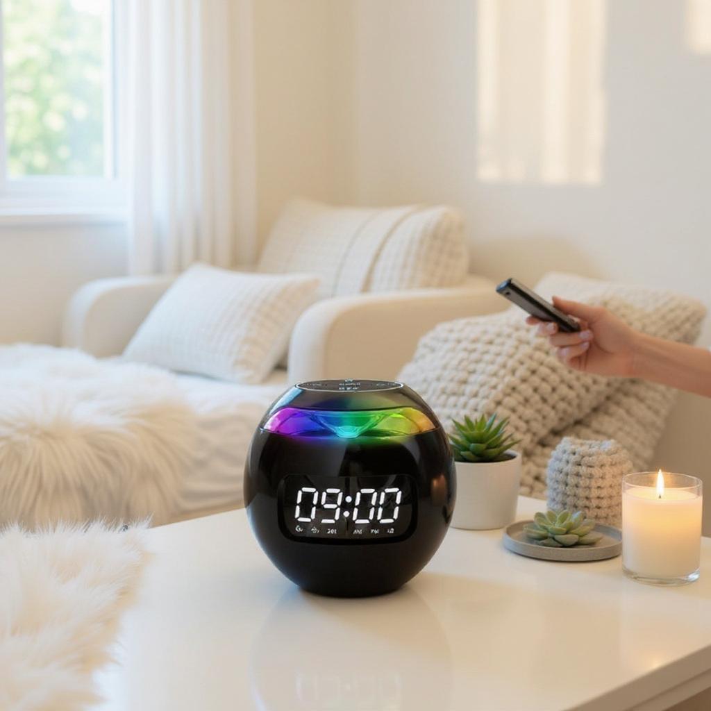 Réveil et Enceinte Bluetooth Enfant Dancing Clock, danse en musique, Écran LCD Émotionnel - MOB - Bleu Vert Bleu - 49.90 Réveil et Enceinte Bluetooth Enfant Dancing Clock, danse en musique, Écran LCD Émotionnel - MOB - Bleu Vert Bleu - 49.90