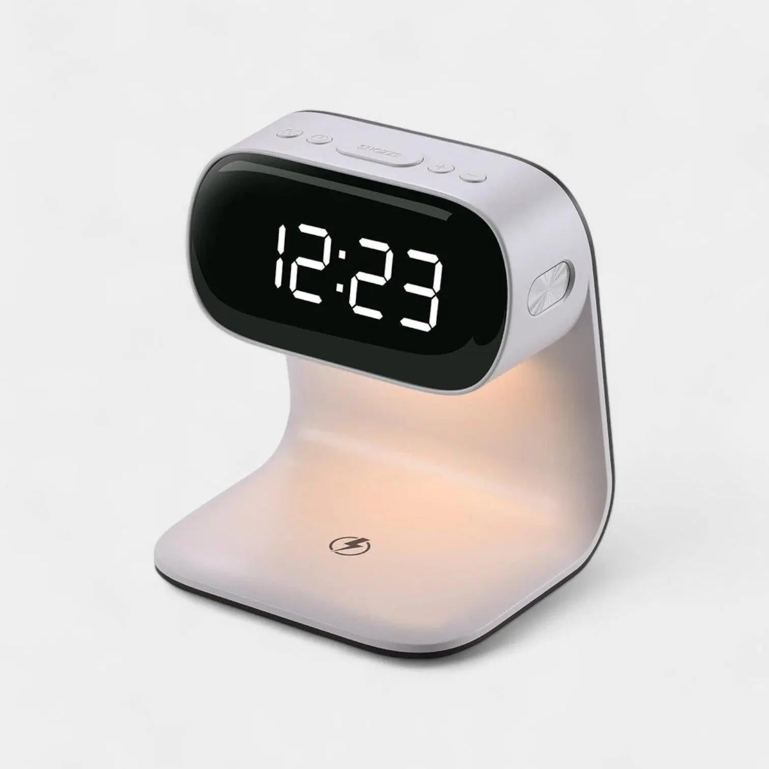 Lampe Réveil Chargeur Induction - Réveil & Vous