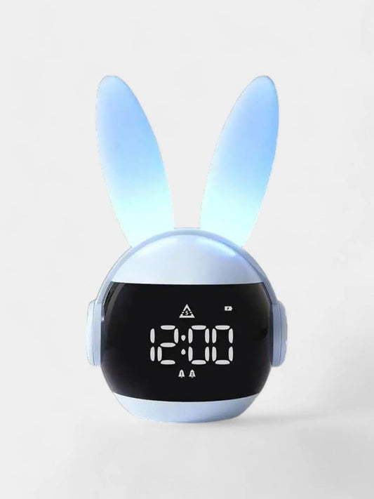 Réveil Veilleuse Lapin LED Enfant - Réveil & Vous