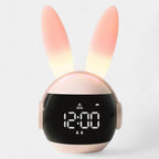 Réveil Veilleuse Lapin LED Enfant - Réveil & Vous