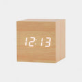 Réveil en Bois Cube - Réveil & Vous