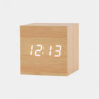 Réveil en Bois Cube - Réveil & Vous
