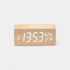 Réveil en Bois avec Chargeur Induction - Réveil & Vous