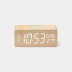 Réveil en Bois avec Chargeur Induction - Réveil & Vous