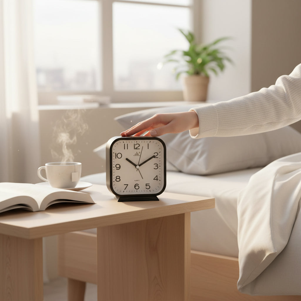 Réveil Analogique Carré