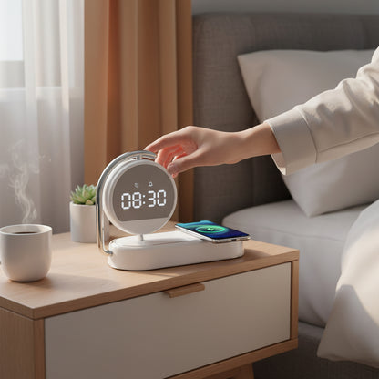 Réveil Simulateur d'Aube avec Chargeur Induction