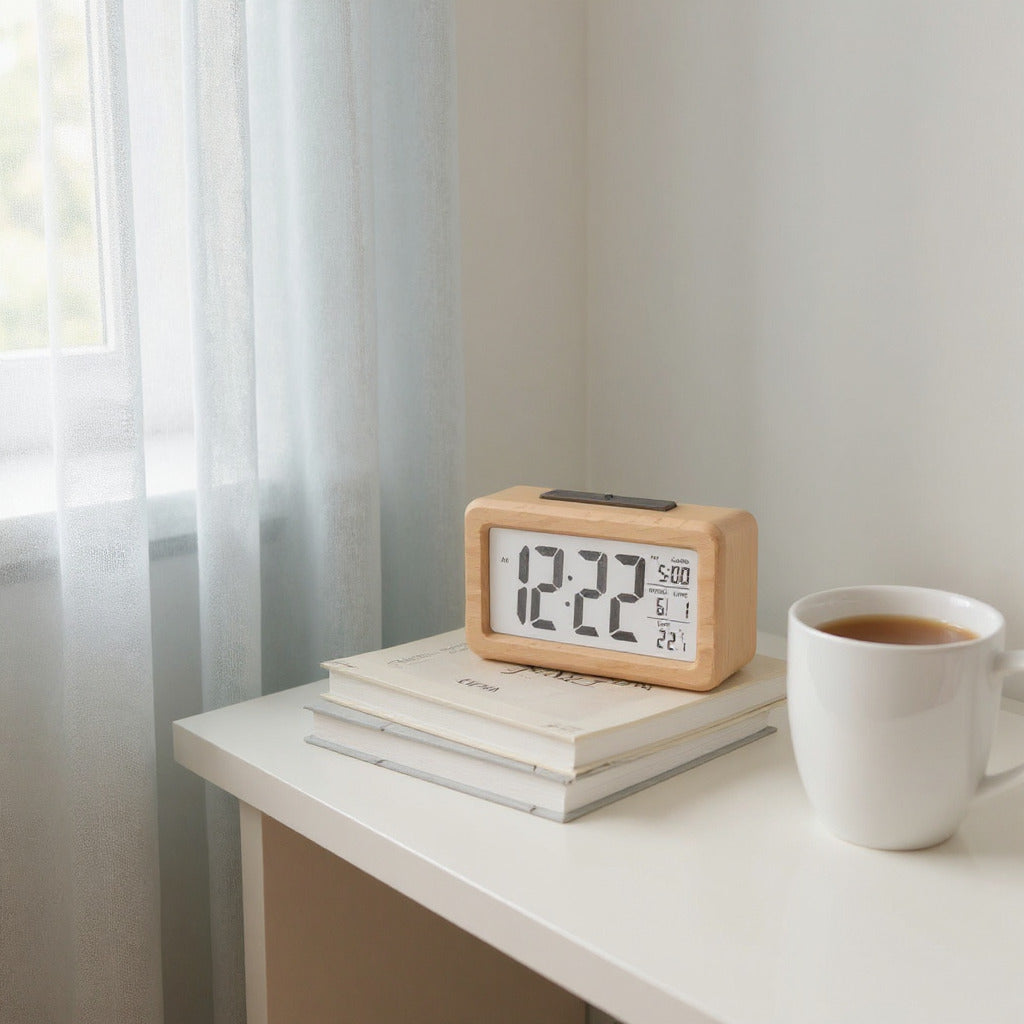 Réveil Effet Bois Réveil & Vous