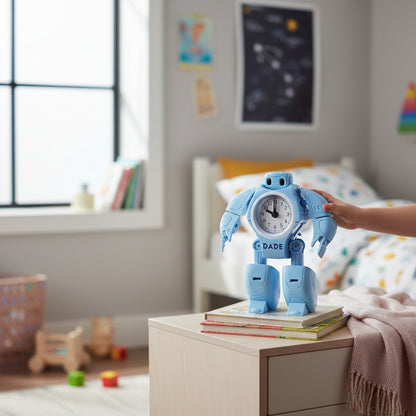 Réveil Garçon Robot Analogique