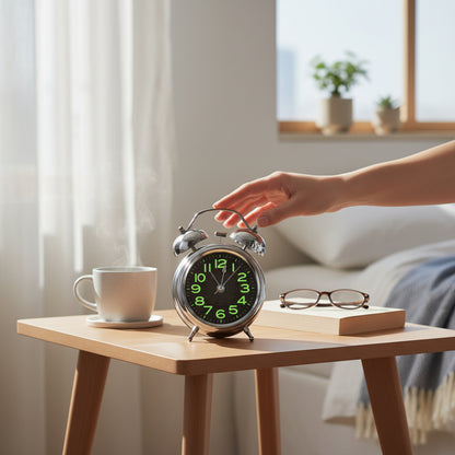 Réveil à Pile avec Chiffre Lumineux