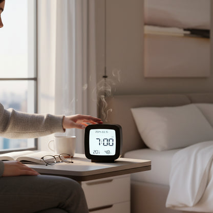 Réveil à Pile avec Eclairage Nuit