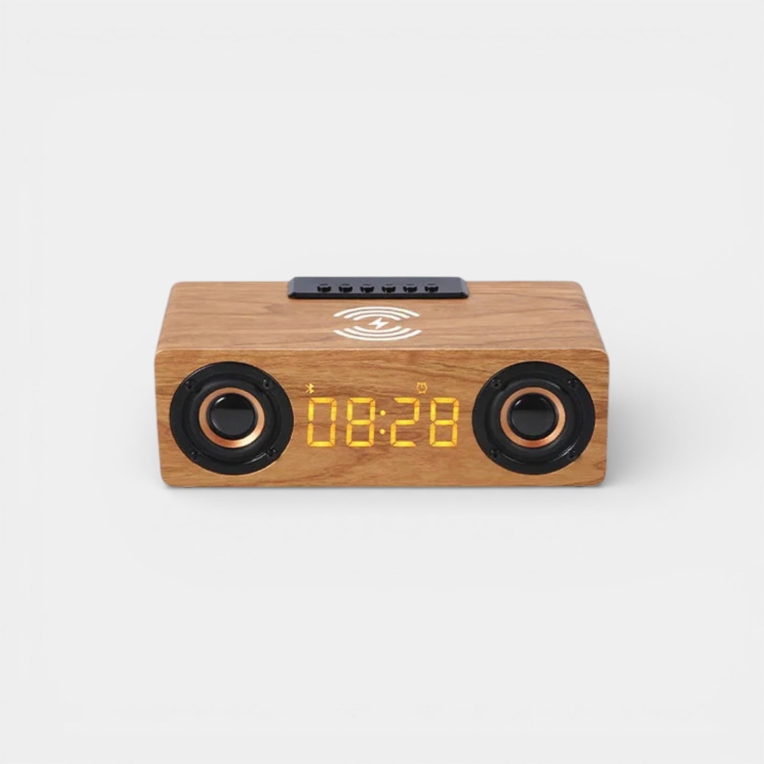 Réveil Connecté Bois Enceinte