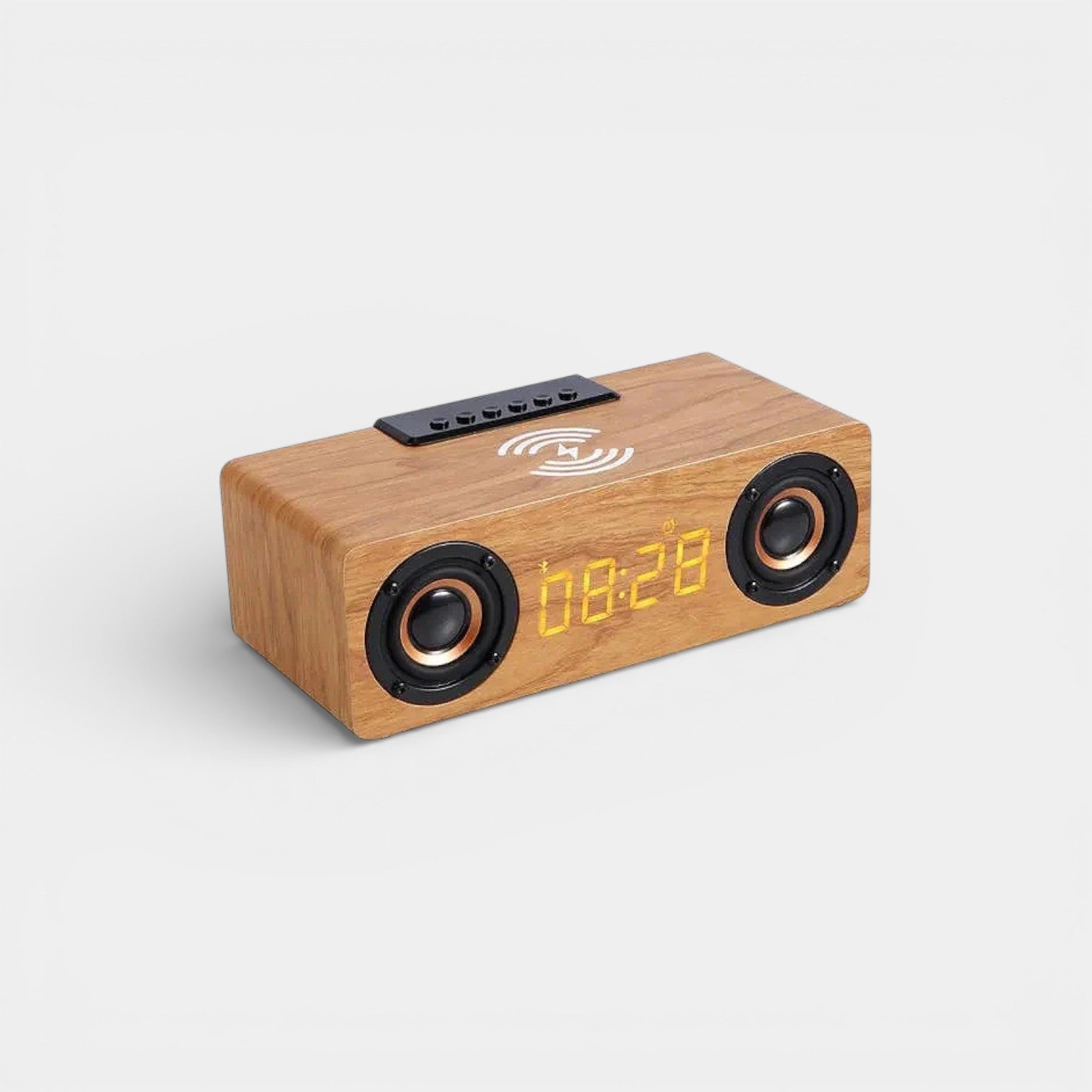 Réveil Connecté Bois Enceinte